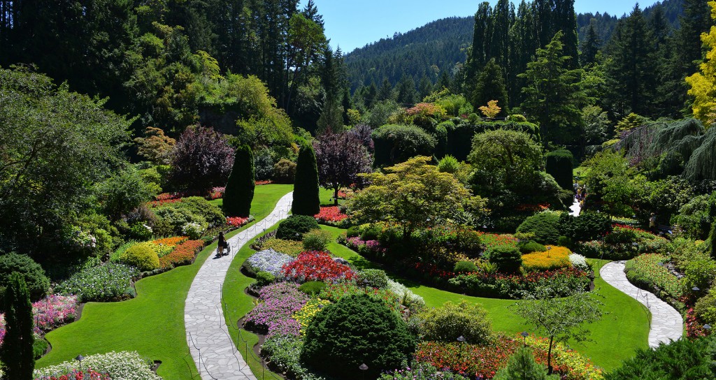 Le jardin englouti des jardins Butchart
